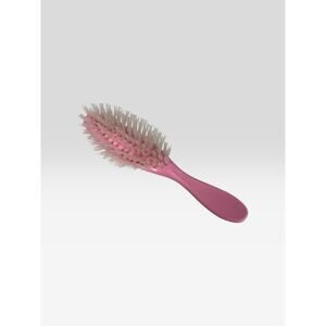 Avon Vintage Pink Flair Hair Brush Clear Bristles 8”